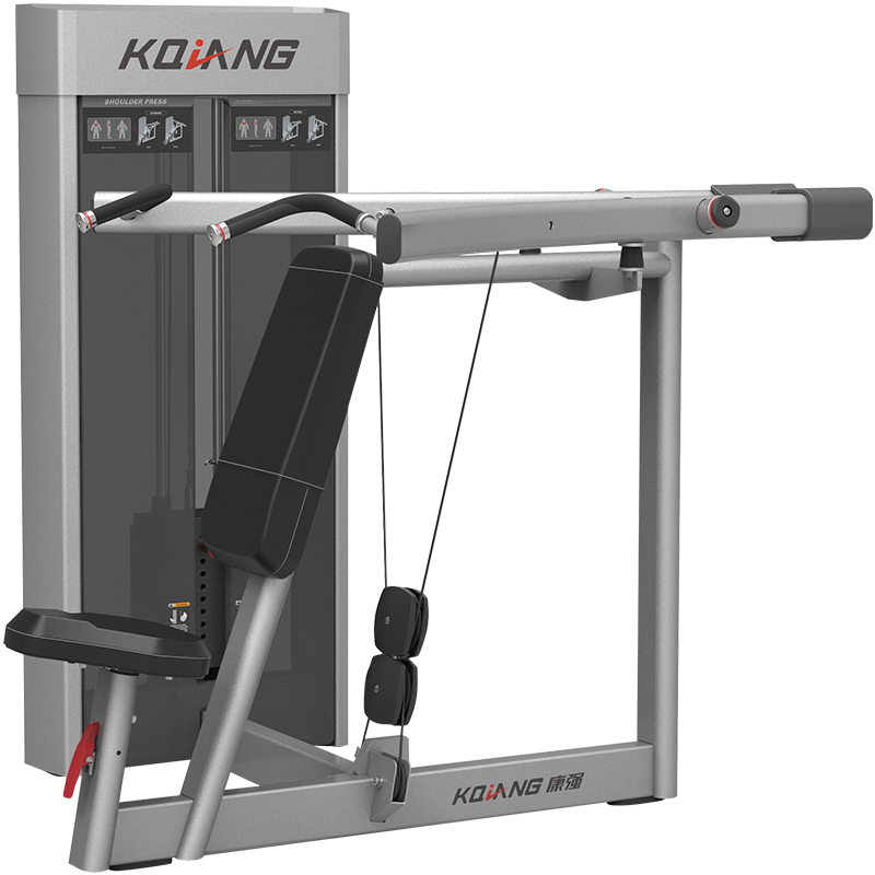 多宝 商用健身房坐姿上推肩训练器8003专用力量器械无氧健身器械